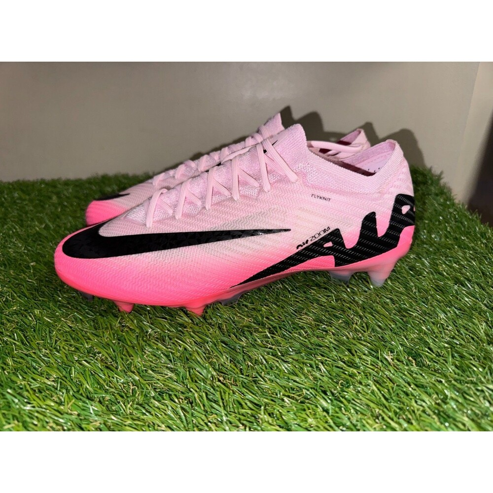Men's 9 Nike Zoom Mercurial Vapor 15 Elite SG Pro Soccer Cleats Pink FD0253-601